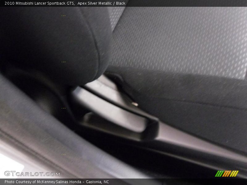 Apex Silver Metallic / Black 2010 Mitsubishi Lancer Sportback GTS