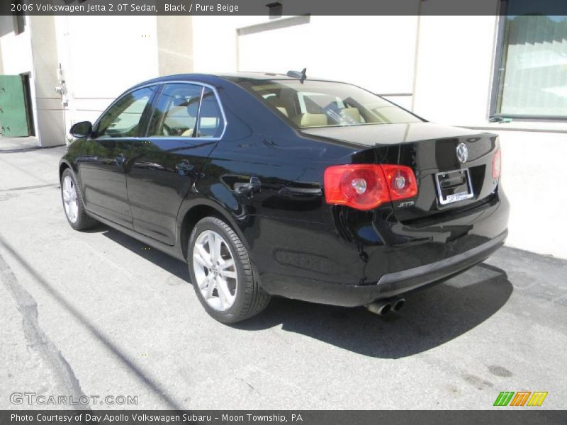 Black / Pure Beige 2006 Volkswagen Jetta 2.0T Sedan