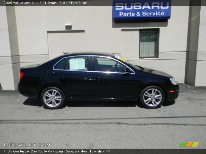 Black / Pure Beige 2006 Volkswagen Jetta 2.0T Sedan