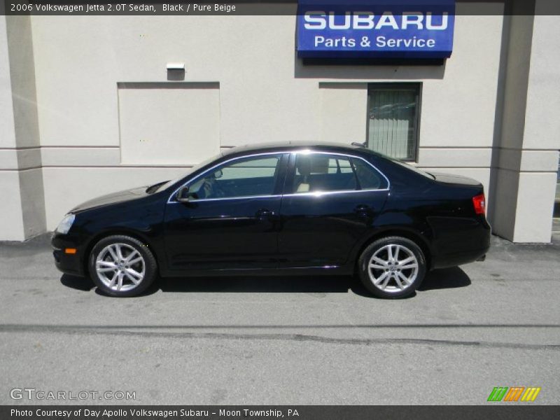 Black / Pure Beige 2006 Volkswagen Jetta 2.0T Sedan