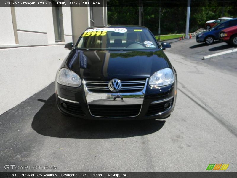 Black / Pure Beige 2006 Volkswagen Jetta 2.0T Sedan