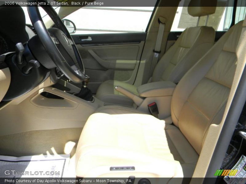 Black / Pure Beige 2006 Volkswagen Jetta 2.0T Sedan