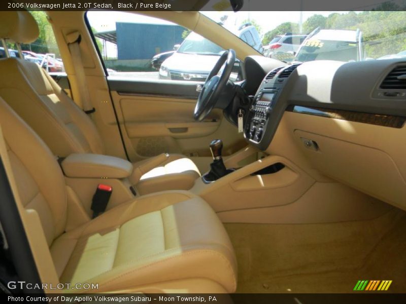 Black / Pure Beige 2006 Volkswagen Jetta 2.0T Sedan