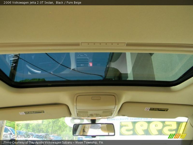 Black / Pure Beige 2006 Volkswagen Jetta 2.0T Sedan