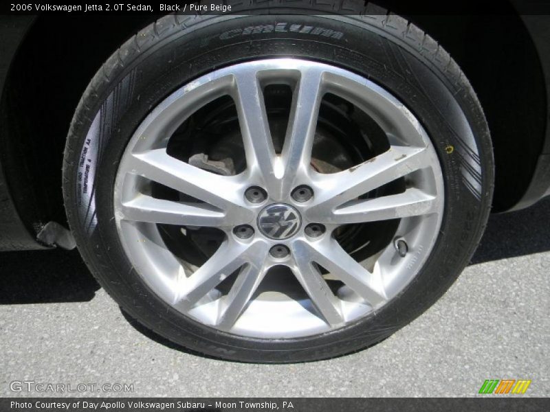 Black / Pure Beige 2006 Volkswagen Jetta 2.0T Sedan