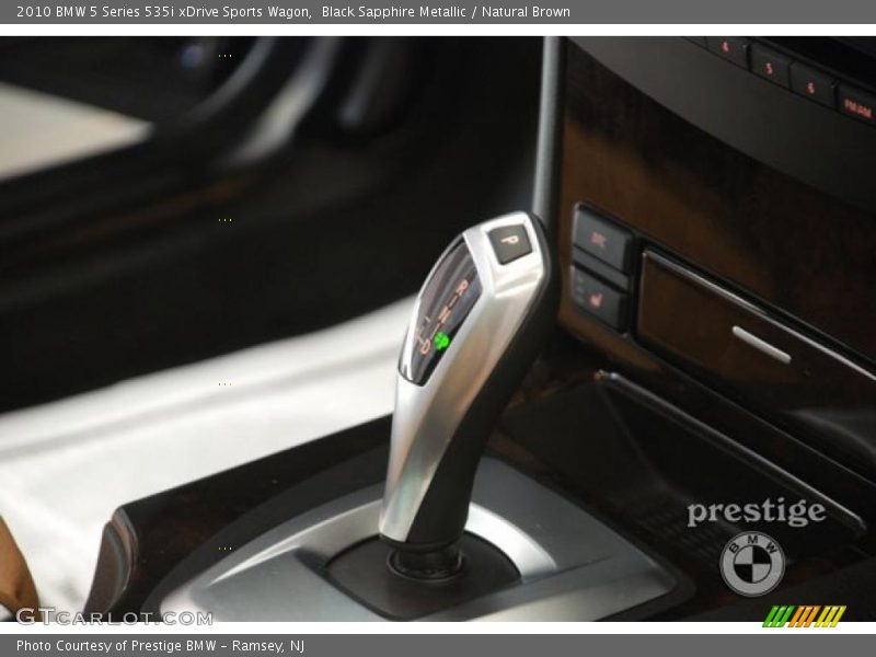 Black Sapphire Metallic / Natural Brown 2010 BMW 5 Series 535i xDrive Sports Wagon