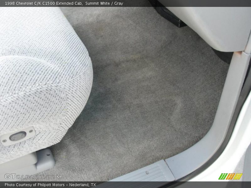 Summit White / Gray 1998 Chevrolet C/K C1500 Extended Cab