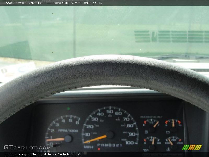 Summit White / Gray 1998 Chevrolet C/K C1500 Extended Cab