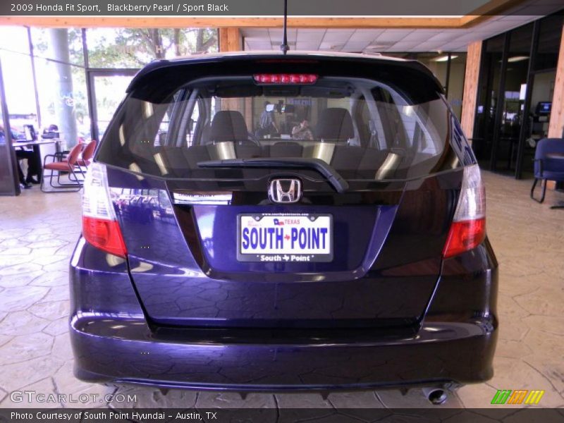 Blackberry Pearl / Sport Black 2009 Honda Fit Sport