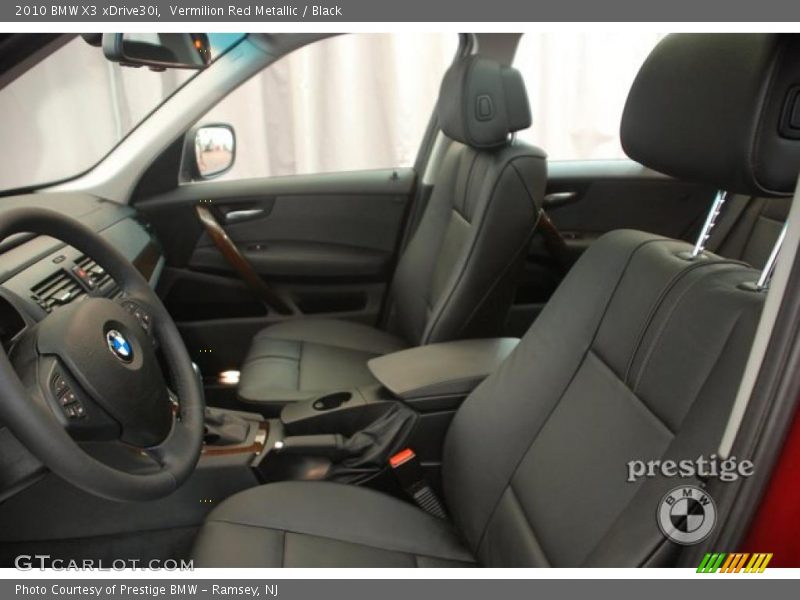 Vermilion Red Metallic / Black 2010 BMW X3 xDrive30i
