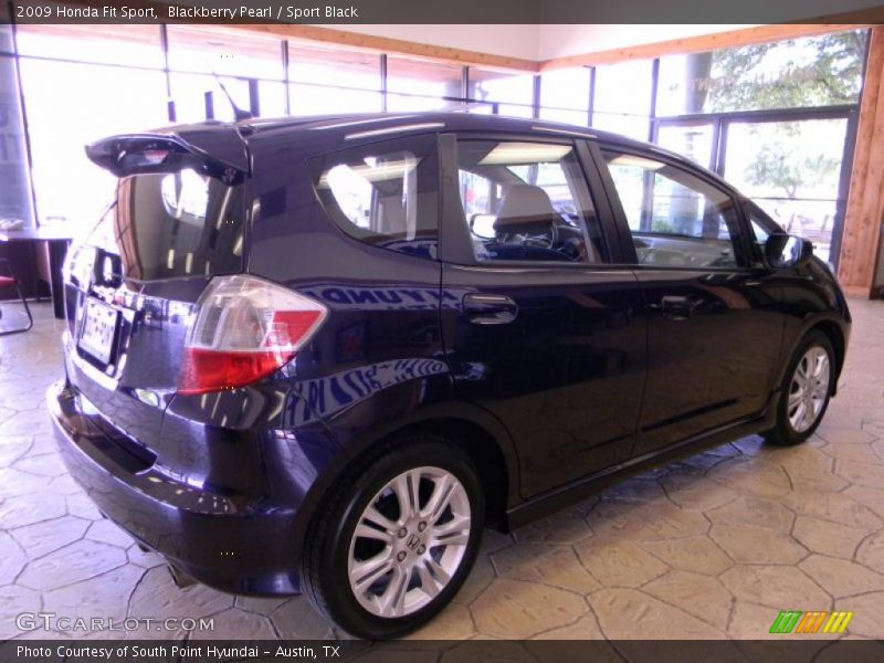 Blackberry Pearl / Sport Black 2009 Honda Fit Sport