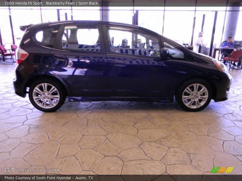 Blackberry Pearl / Sport Black 2009 Honda Fit Sport
