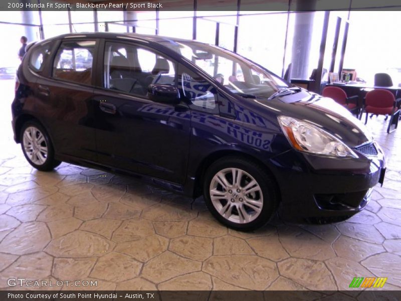 Blackberry Pearl / Sport Black 2009 Honda Fit Sport