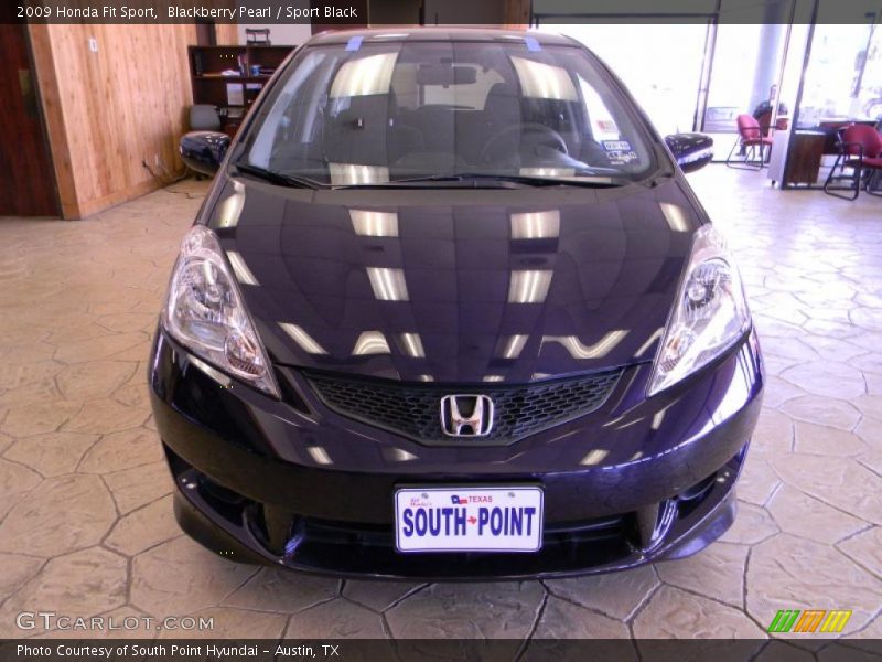 Blackberry Pearl / Sport Black 2009 Honda Fit Sport