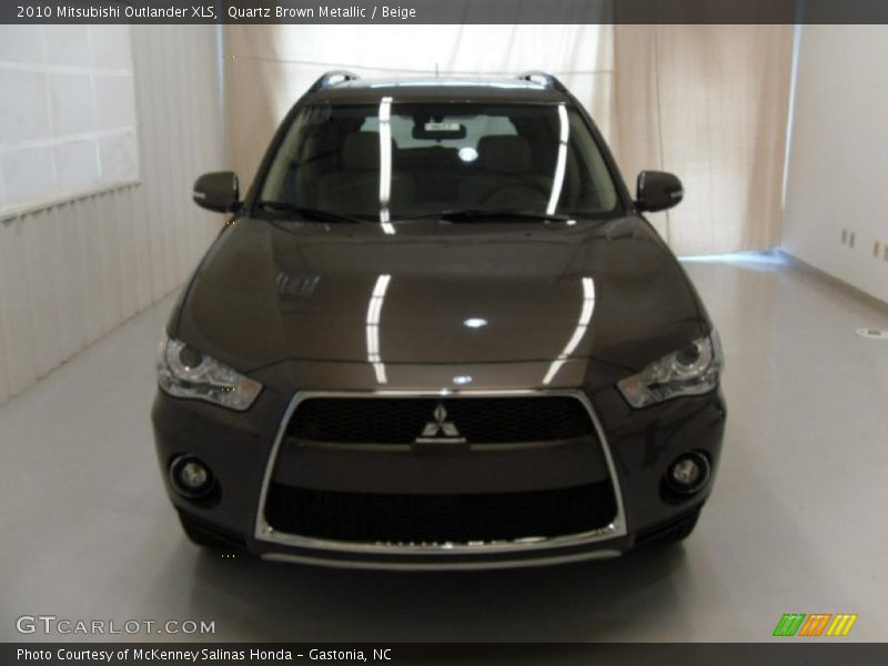 Quartz Brown Metallic / Beige 2010 Mitsubishi Outlander XLS