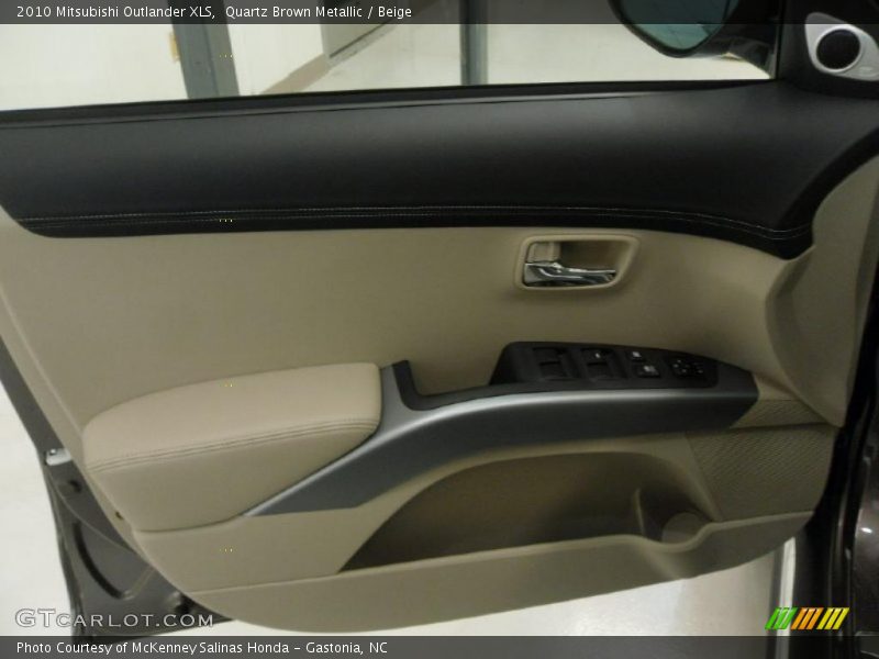 Quartz Brown Metallic / Beige 2010 Mitsubishi Outlander XLS
