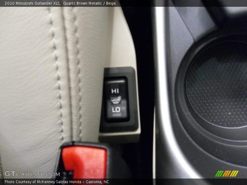 Quartz Brown Metallic / Beige 2010 Mitsubishi Outlander XLS