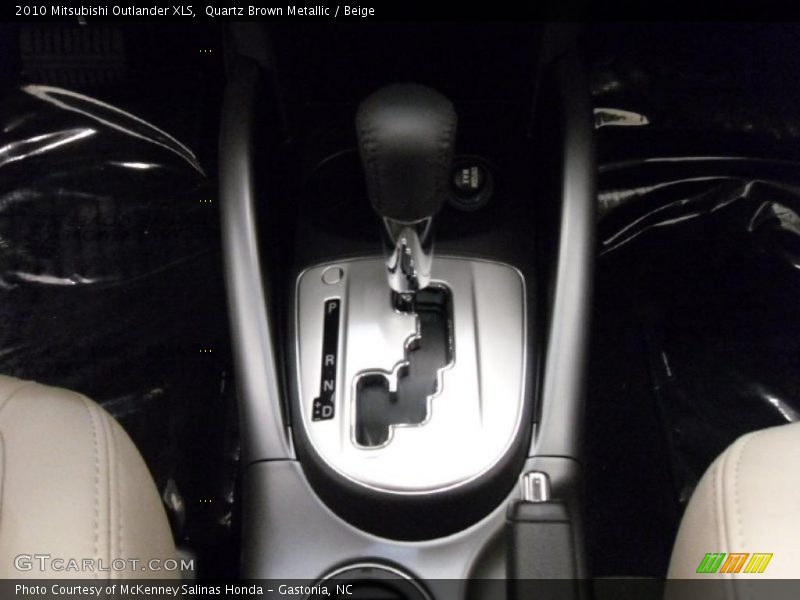 Quartz Brown Metallic / Beige 2010 Mitsubishi Outlander XLS