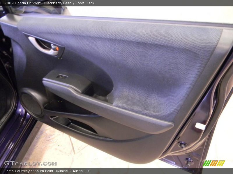 Blackberry Pearl / Sport Black 2009 Honda Fit Sport