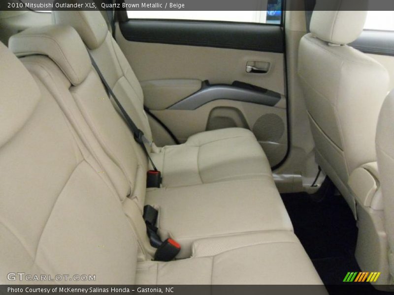 Quartz Brown Metallic / Beige 2010 Mitsubishi Outlander XLS