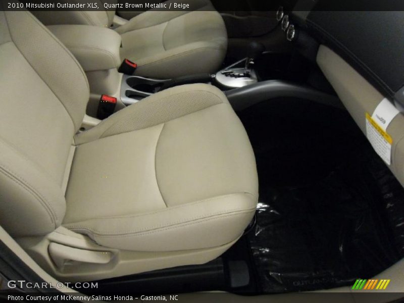 Quartz Brown Metallic / Beige 2010 Mitsubishi Outlander XLS