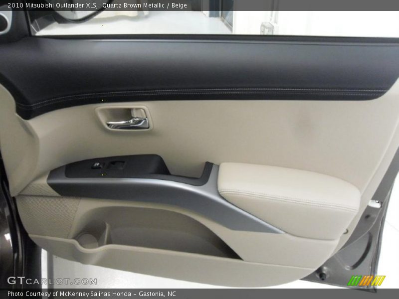 Quartz Brown Metallic / Beige 2010 Mitsubishi Outlander XLS