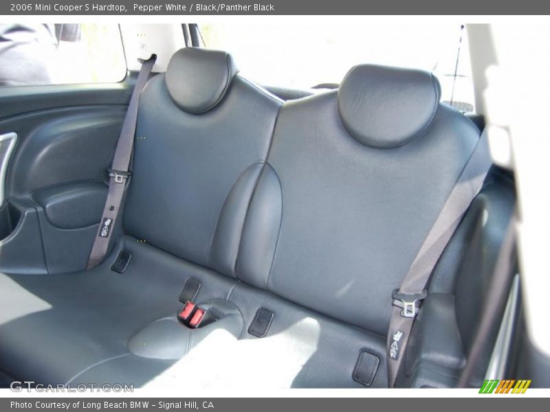 Pepper White / Black/Panther Black 2006 Mini Cooper S Hardtop