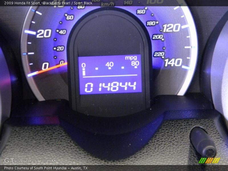 Blackberry Pearl / Sport Black 2009 Honda Fit Sport