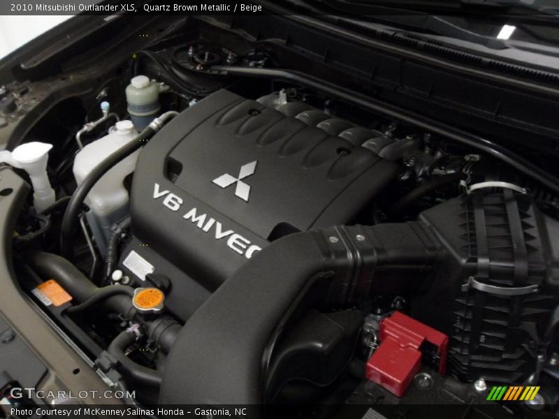 Quartz Brown Metallic / Beige 2010 Mitsubishi Outlander XLS