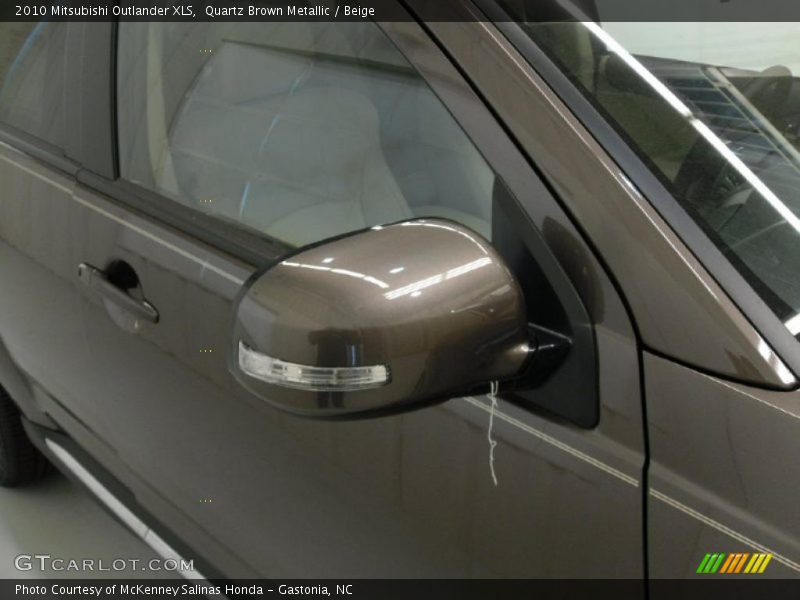 Quartz Brown Metallic / Beige 2010 Mitsubishi Outlander XLS