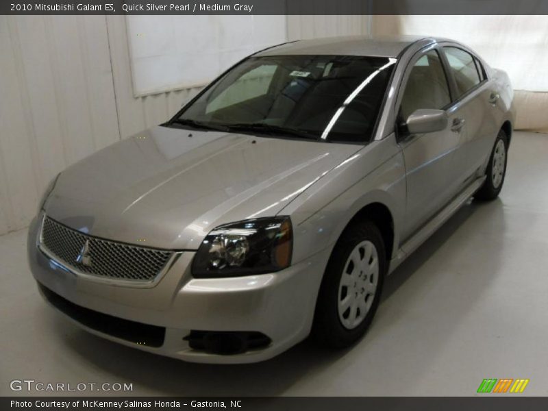 Quick Silver Pearl / Medium Gray 2010 Mitsubishi Galant ES