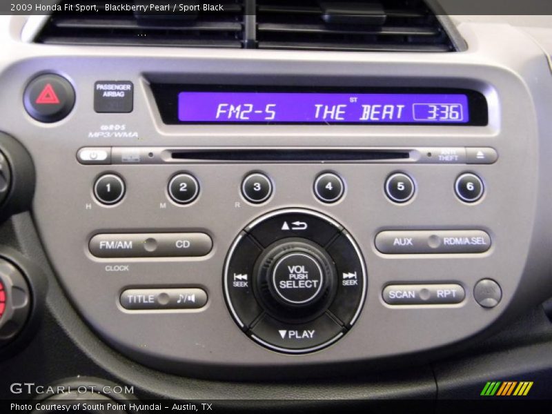 Blackberry Pearl / Sport Black 2009 Honda Fit Sport