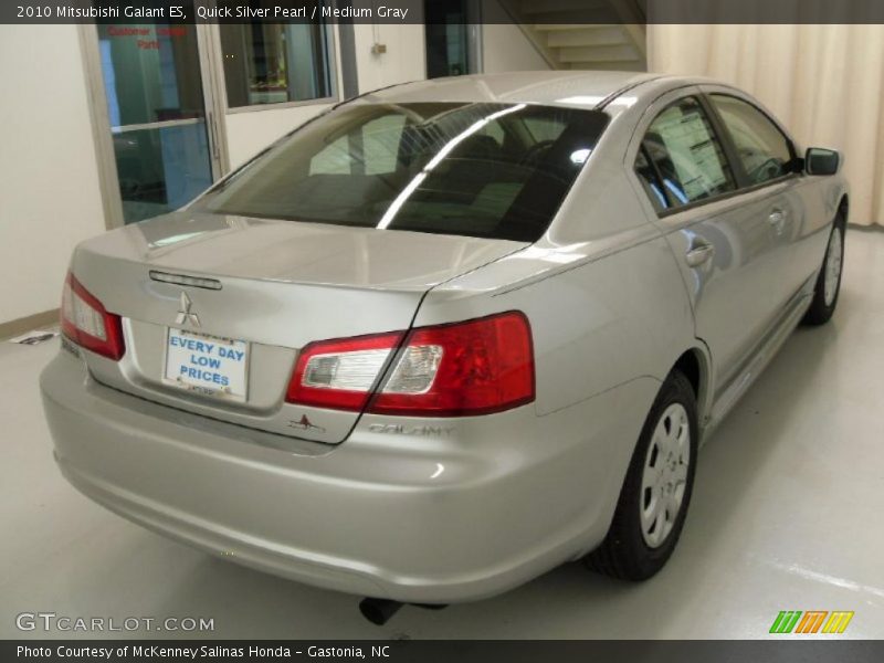 Quick Silver Pearl / Medium Gray 2010 Mitsubishi Galant ES
