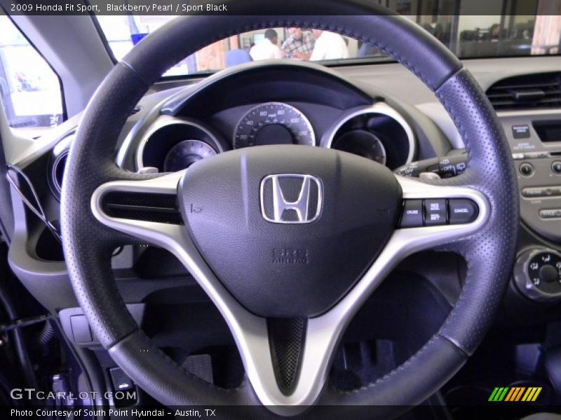 Blackberry Pearl / Sport Black 2009 Honda Fit Sport