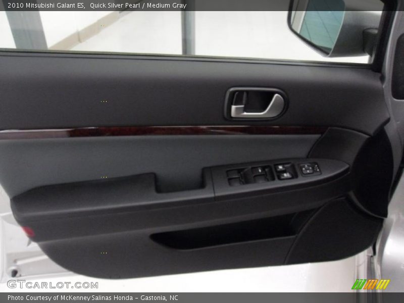 Quick Silver Pearl / Medium Gray 2010 Mitsubishi Galant ES