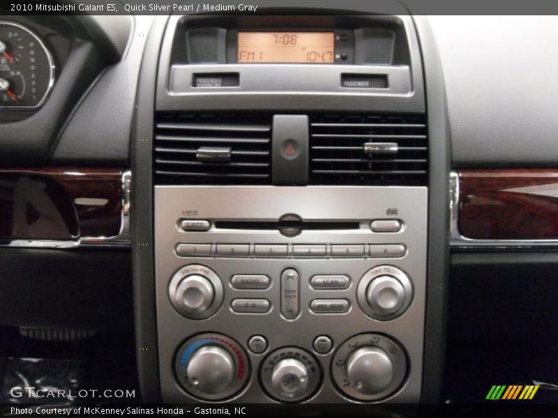 Quick Silver Pearl / Medium Gray 2010 Mitsubishi Galant ES