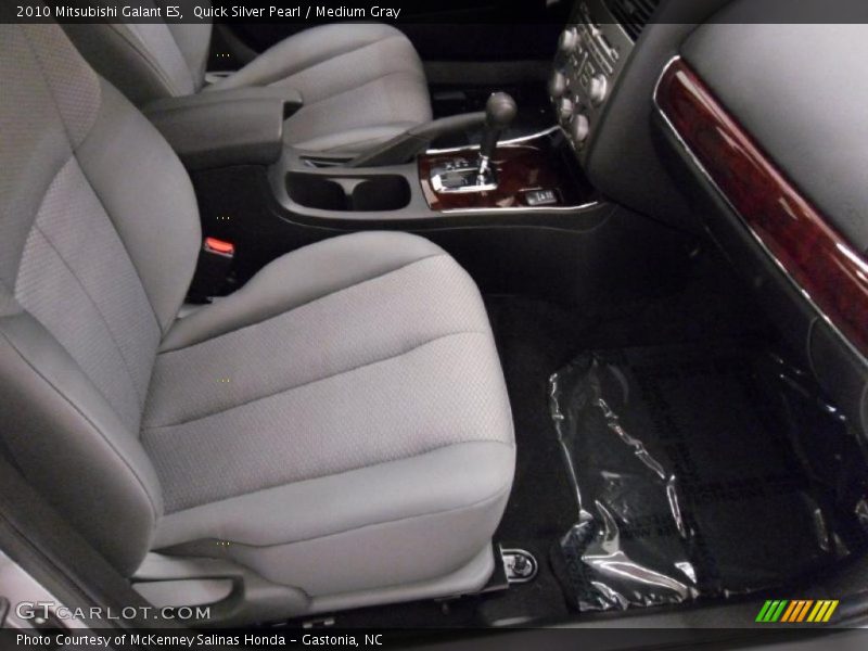 Quick Silver Pearl / Medium Gray 2010 Mitsubishi Galant ES