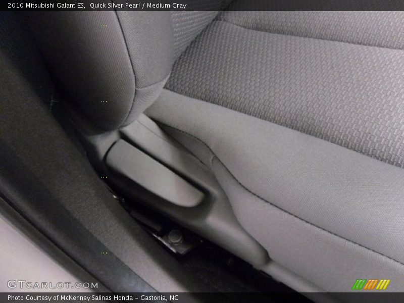 Quick Silver Pearl / Medium Gray 2010 Mitsubishi Galant ES