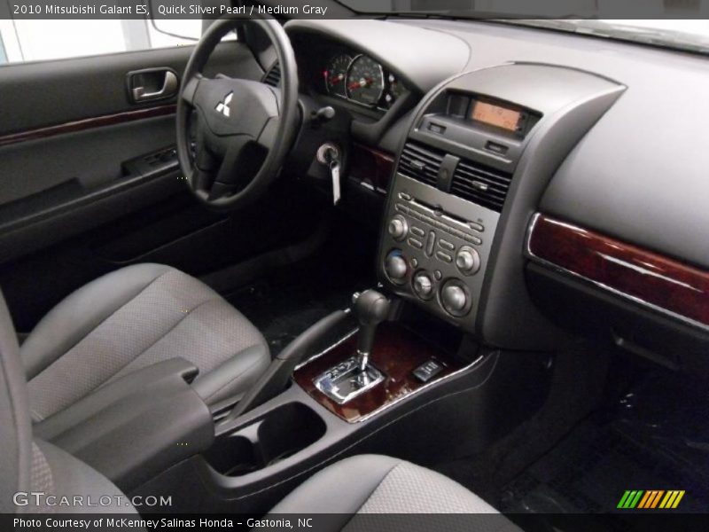 Quick Silver Pearl / Medium Gray 2010 Mitsubishi Galant ES