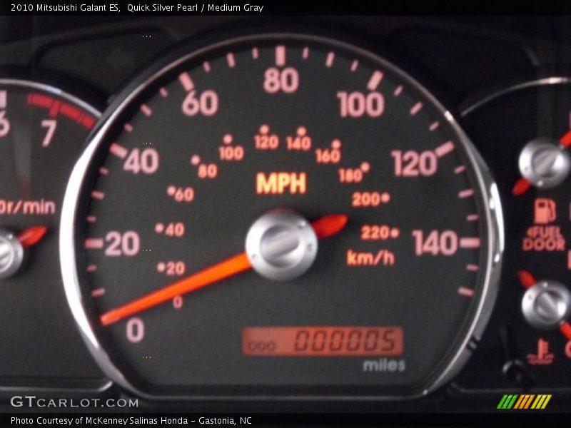 Quick Silver Pearl / Medium Gray 2010 Mitsubishi Galant ES