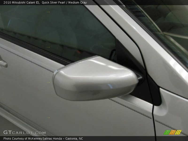 Quick Silver Pearl / Medium Gray 2010 Mitsubishi Galant ES