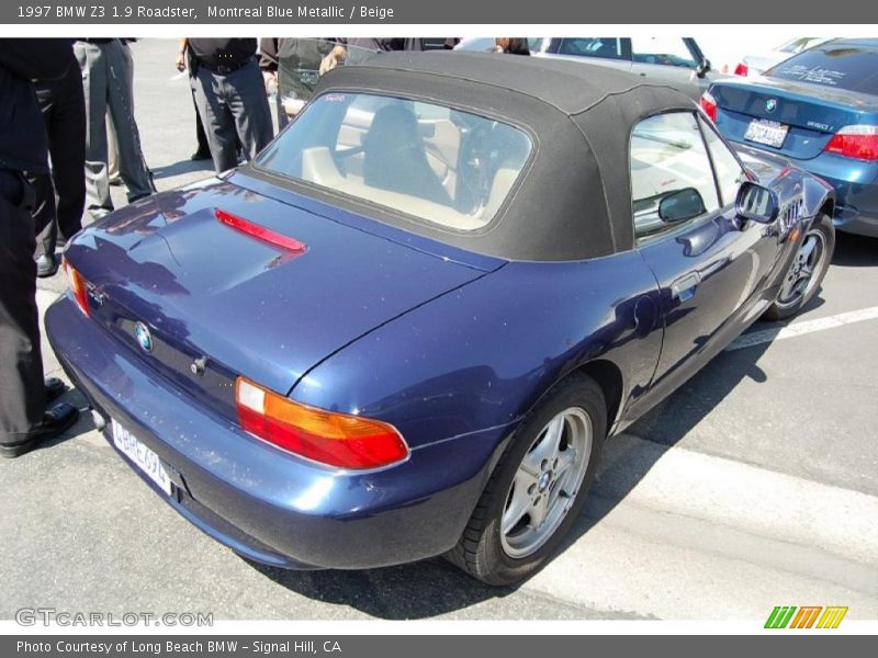 Montreal Blue Metallic / Beige 1997 BMW Z3 1.9 Roadster
