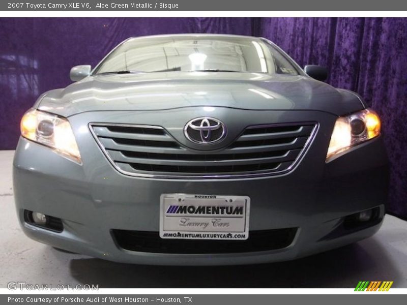 Aloe Green Metallic / Bisque 2007 Toyota Camry XLE V6