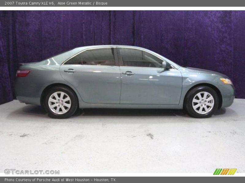 Aloe Green Metallic / Bisque 2007 Toyota Camry XLE V6