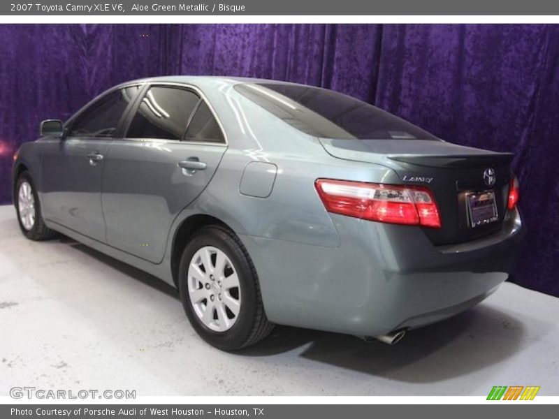 Aloe Green Metallic / Bisque 2007 Toyota Camry XLE V6