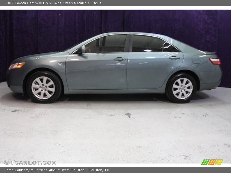 Aloe Green Metallic / Bisque 2007 Toyota Camry XLE V6