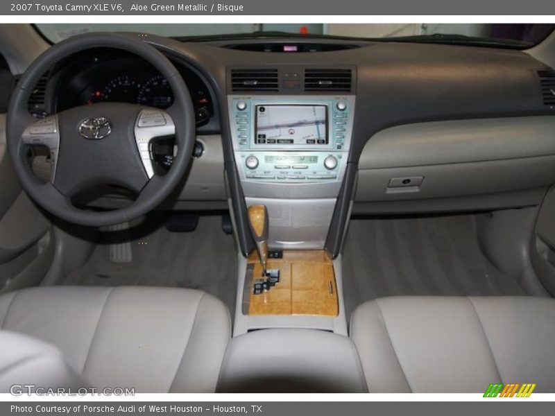 Aloe Green Metallic / Bisque 2007 Toyota Camry XLE V6