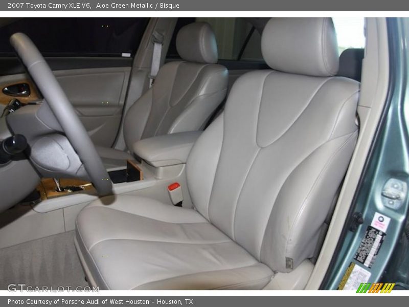 Aloe Green Metallic / Bisque 2007 Toyota Camry XLE V6