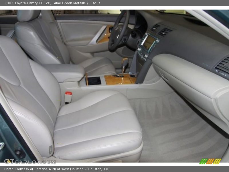 Aloe Green Metallic / Bisque 2007 Toyota Camry XLE V6