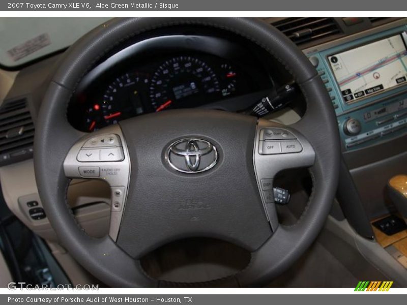 Aloe Green Metallic / Bisque 2007 Toyota Camry XLE V6